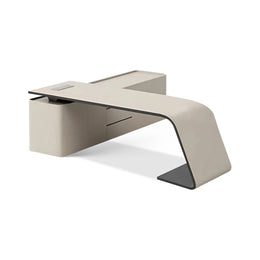 Modern Conference Table 59-91 in Wide (4.9-7.6 ft) with Built-In Outlets & Lumbar Support