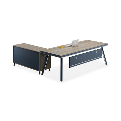 Boss Desk With Side Cabinet president desk manager desk office desk and chair simple modern LBZ-10156