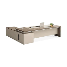 Elegant Executive Office Desk Computer Boss High Quality  Desktop L Shaped Aesthetic Design LBZ-1030