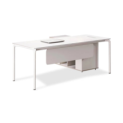 Executive Desk with Integrated Partition Classic Large Capacity Desk LBZ-1033