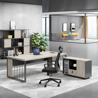 Classic Office Boss Desk Executive Furniture Side Cabinet Meets Various Office Desk LBZ-1042