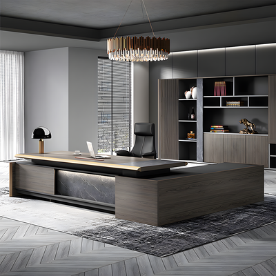 Executive Office Desk and Chair Combination Simple Modern and Grand LBZ-708