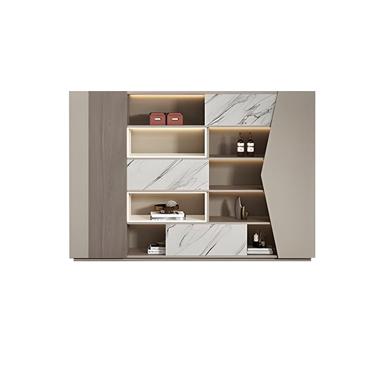 Office Desk Majestic Executive Desk Curtain Board Side cabinet Wiring Hole LBZ-1062