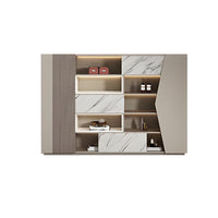 Office Desk Majestic Executive Desk Curtain Board Side cabinet Wiring Hole LBZ-1062