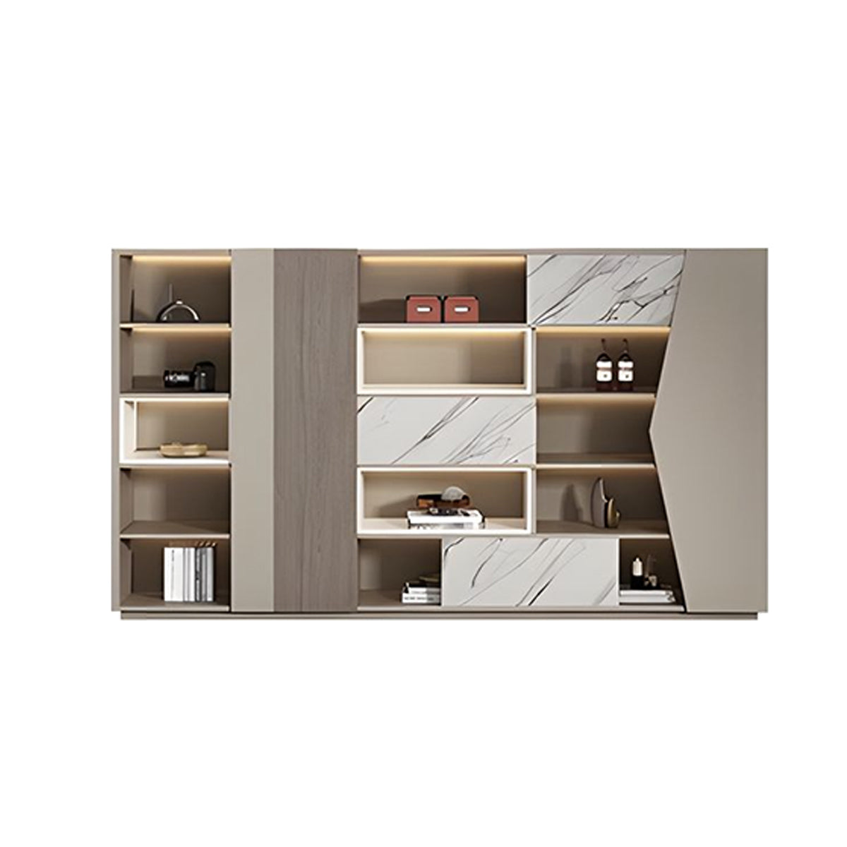 Office Desk Majestic Executive Desk Curtain Board Side cabinet Wiring Hole LBZ-1062