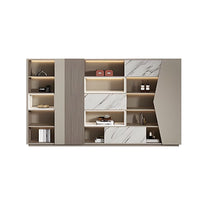 Office Desk Majestic Executive Desk Curtain Board Side cabinet Wiring Hole LBZ-1062