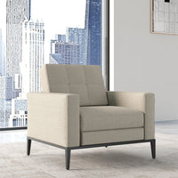 Contemporary Modular Sofa with Ergonomic Backrest, Soft Cushion & Wide Armrests for Office, Living Room & Apartment Spaces (43–75")（Stock Items） (In Stock)