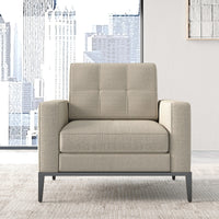 Contemporary Modular Sofa with Ergonomic Backrest, Soft Cushion & Wide Armrests for Office, Living Room & Apartment Spaces (43–75")（Stock Items） (In Stock)