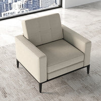Contemporary Modular Sofa with Ergonomic Backrest, Soft Cushion & Wide Armrests for Office, Living Room & Apartment Spaces (43–75")（Stock Items） (In Stock)