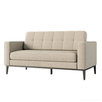 Contemporary Modular Sofa with Ergonomic Backrest, Soft Cushion & Wide Armrests for Office, Living Room & Apartment Spaces (43–75")（Stock Items） (In Stock)