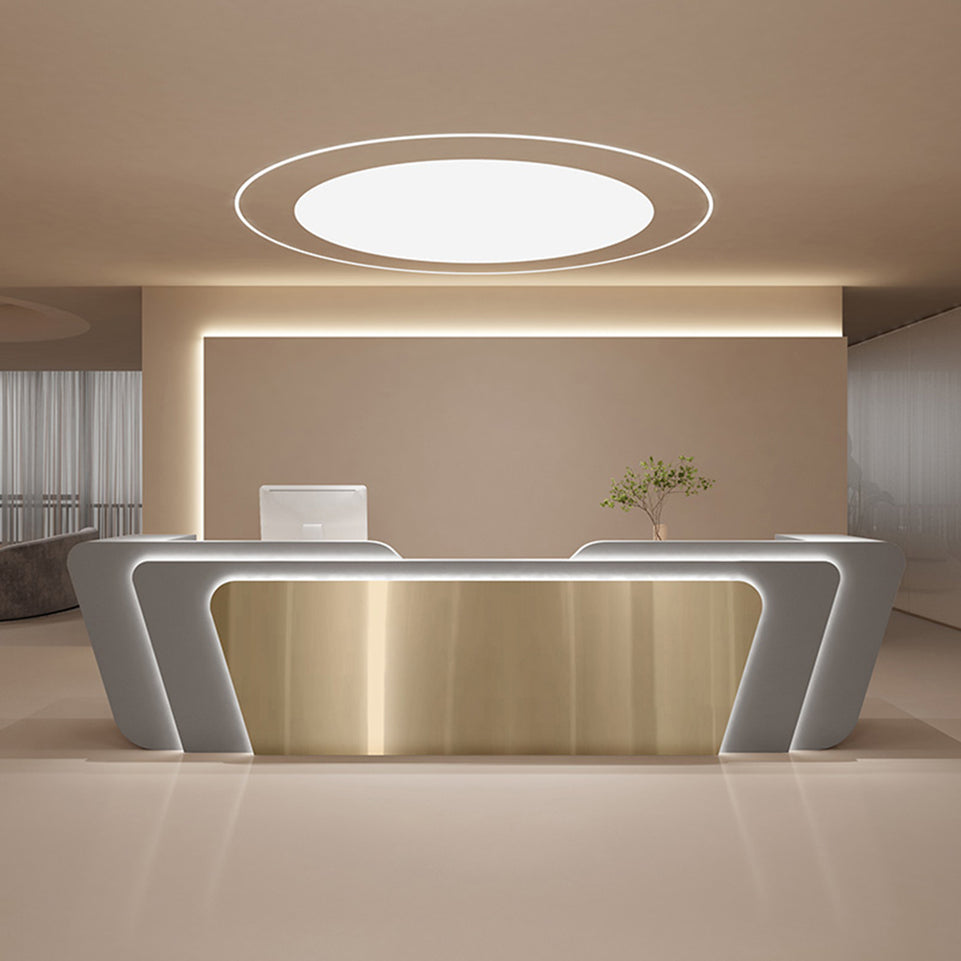 Reception Counter for Dental Clinics and Medical Aesthetics in Fashionable Beauty Hubs JDT-103