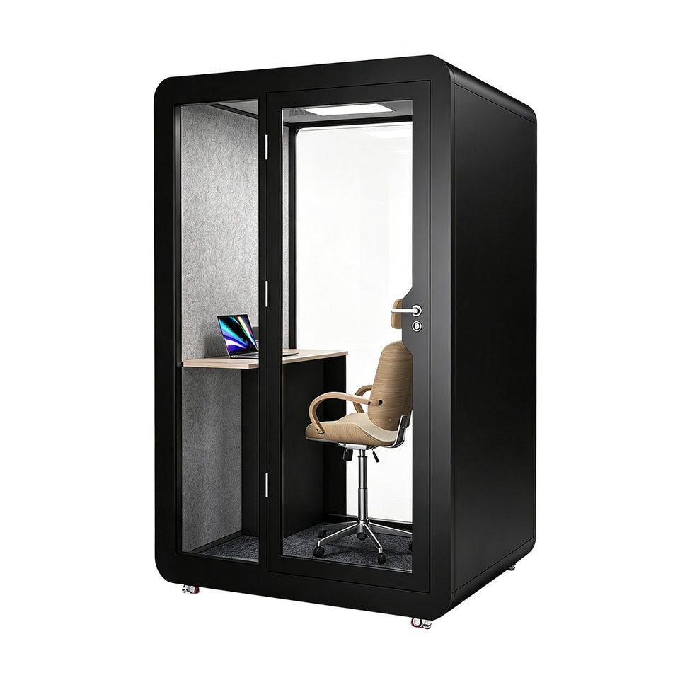 Soundproof Booth with 35±5 dB Noise Reduction and Ventilation