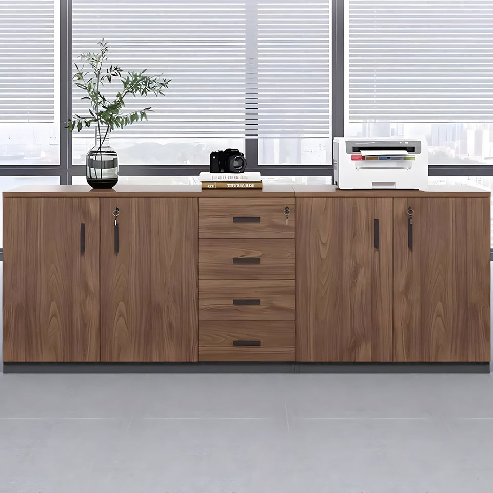 Durable Large Wooden Office File Cabinet with Drawers and Locks CWG-K062