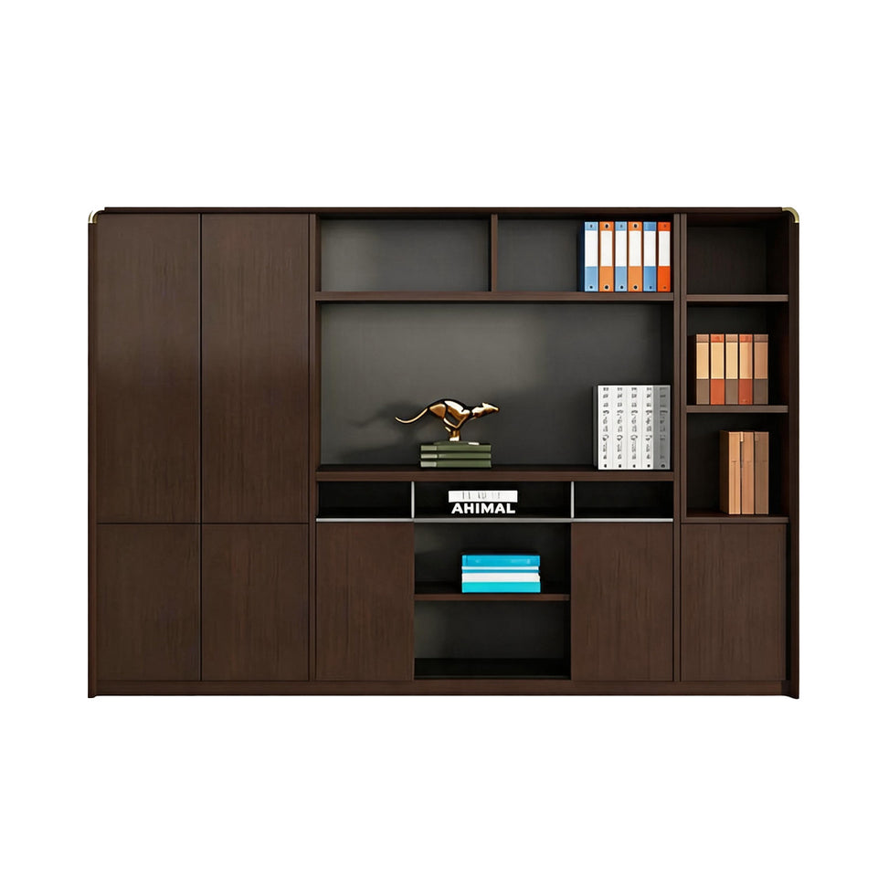 Modern Executive Desk 22-126 in Wide with Curved & Cable Management for Home Office