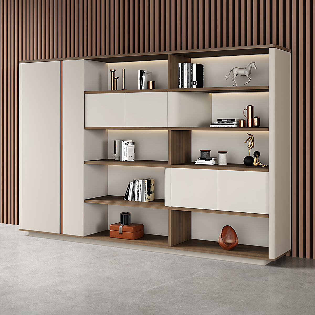 Office Backdrop Cabinet, File Cabinet, Study Display Cabinet WJG-702