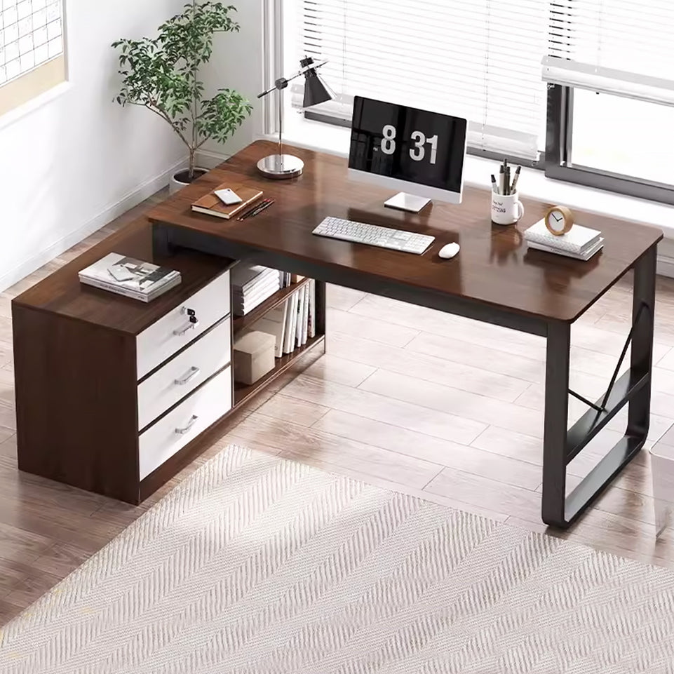 The Impact of an Elegant Classic Fashion L Shaped Office Desk on Staff YGZ-1043