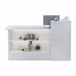 Modern  Reception Desk Retail Counter with Display Shelf JDT-104-E（East Coast）