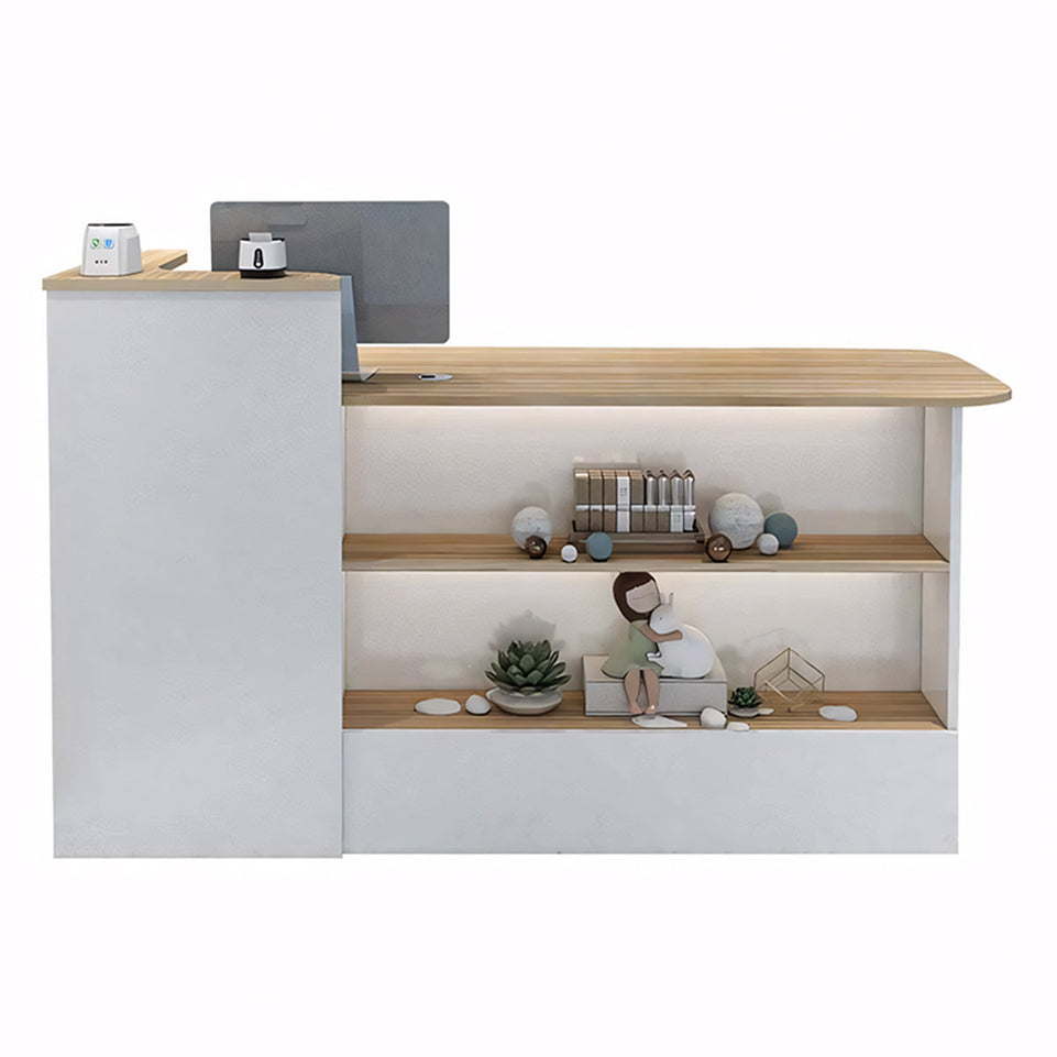 Modern  Reception Desk Retail Counter with Display Shelf JDT-104-E（East Coast）