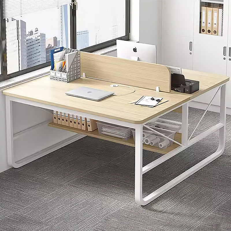 Double Office Desk and Combination Office Staff Position Simple Modern Computer Desk Two Staff Table YGZ-1014