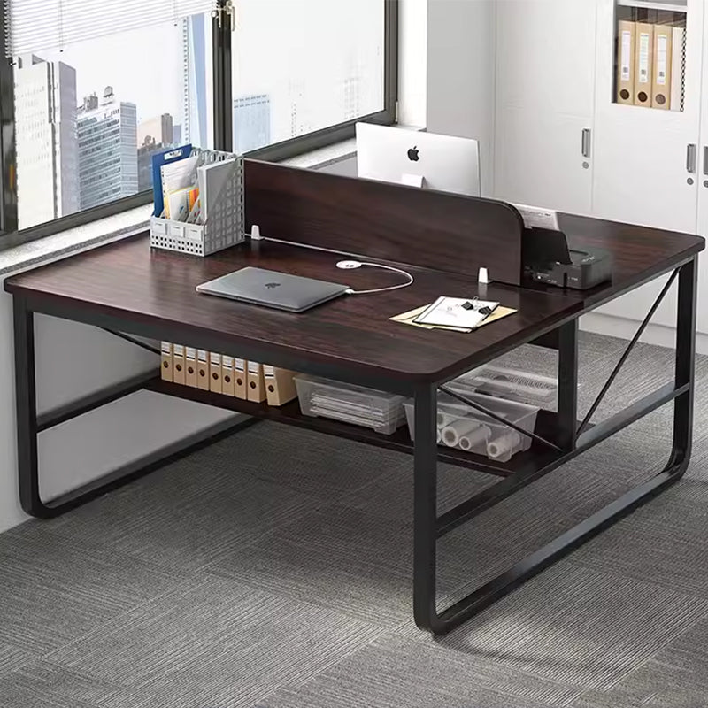 Double Design Office Staff Desk Modern Computer Desk YGZ-1014