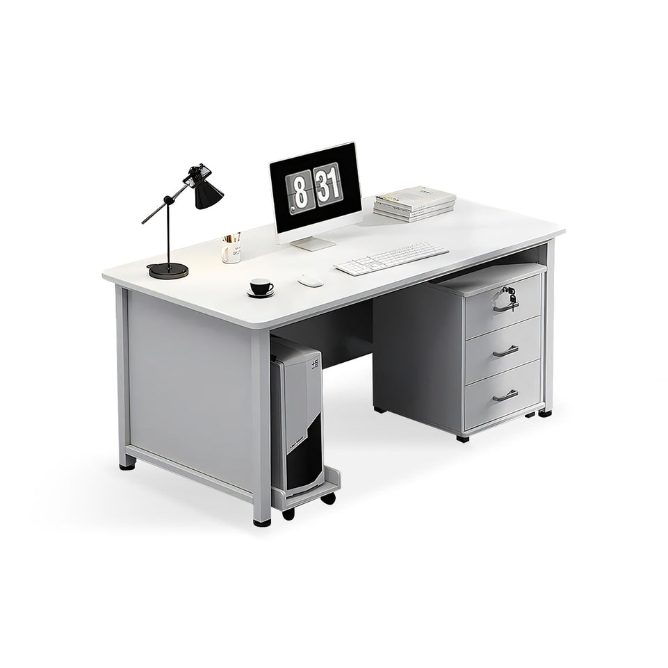 Premium Executive Desk with Mobile Cabinet Spacious Workspace YGZ-10109