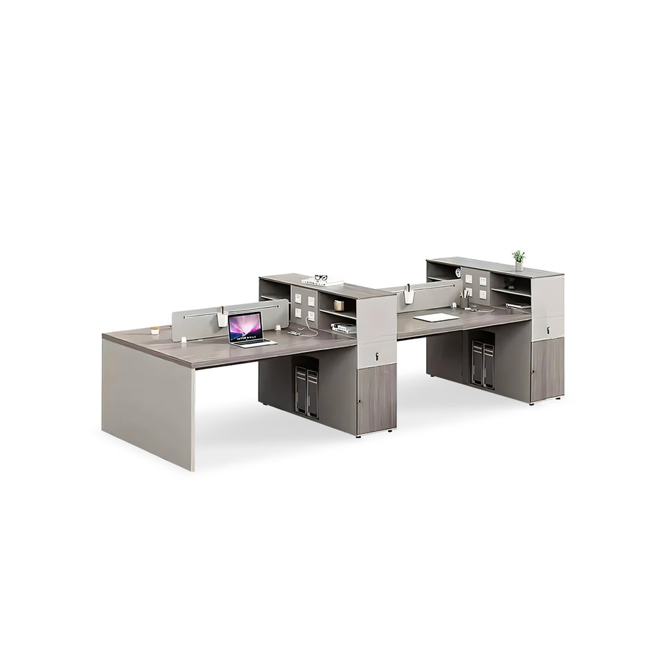 Stylish Computer Desk Office Desk Employee Table YGZ-10111