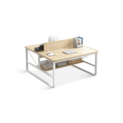 Double Design Office Staff Desk Modern Computer Desk YGZ-1014