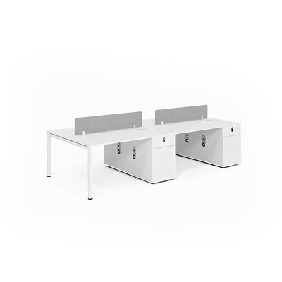 Timeless Elegance Classic Fashion White Staff Desk YGZ-1020