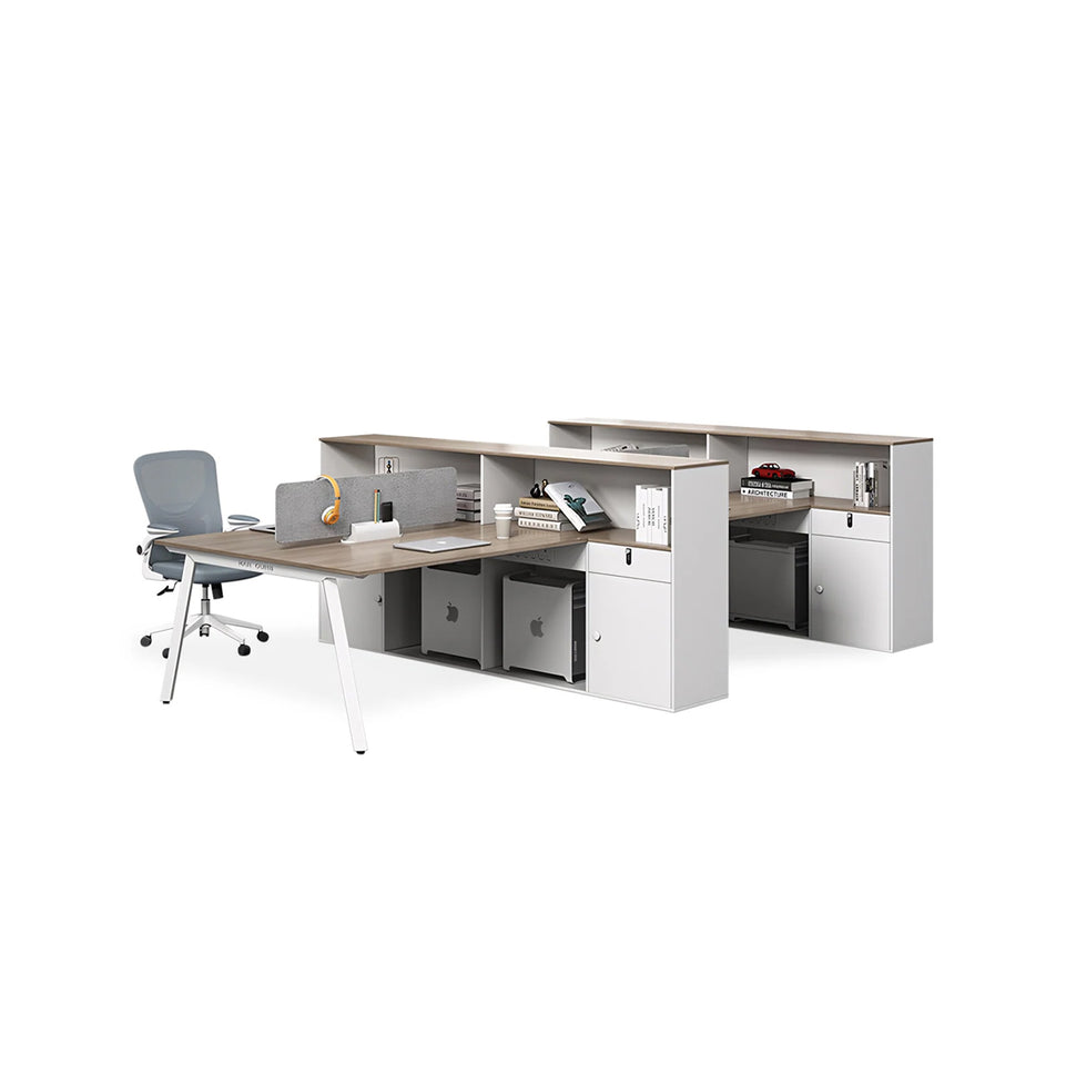 Office Desk Staff 2 People Table Simple and Modern Screen Workstation Financial Desk Office Furniture YGZ-1022