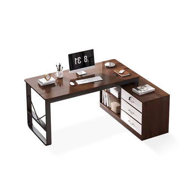 The Impact of an Elegant Classic Fashion L Shaped Office Desk on Staff YGZ-1043