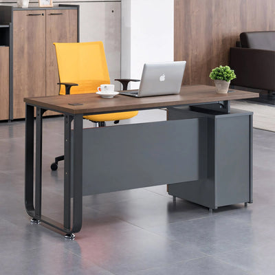 Industrial Style Office Computer Desk Staff  Single Minimalist Modern YGZ-1044