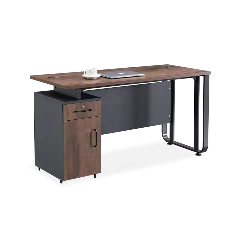 Industrial Style Office Computer Desk Staff  Single Minimalist Modern YGZ-1044