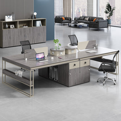 Staff Computer Desk Office Table Furniture Cylinder Shaped Cable Management Box and Functional Storage Cabinet YGZ-1048