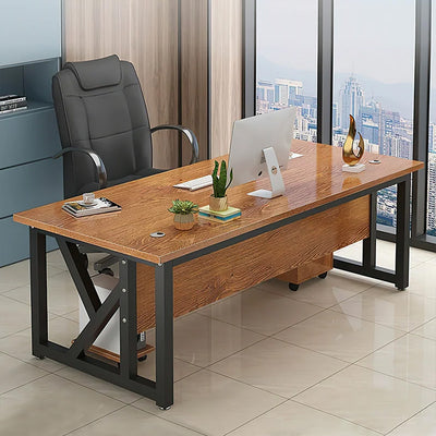 Office desk simple modern table and chair boss table single large desktop computer desk YGZ-105