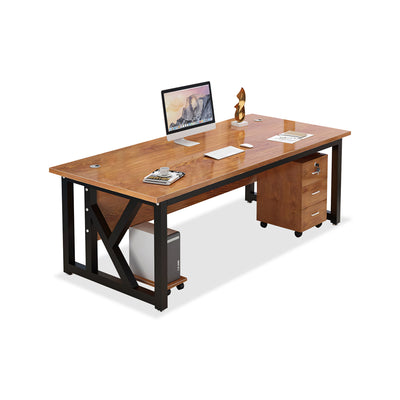 Office desk simple modern table and chair boss table single large desktop computer desk YGZ-105