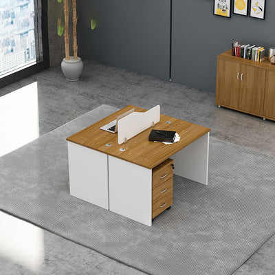 Modern fashion office furniture single staff desk and chair special combination with cabinet YGZ-1060