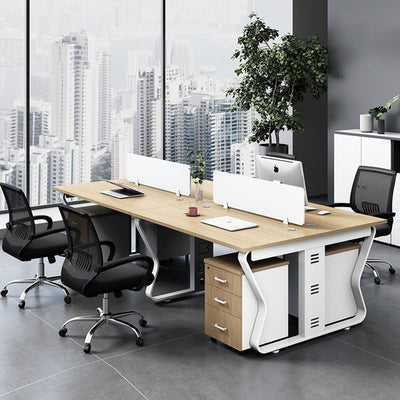 Premium Office Desk Furniture Wood Grain Work Desk YGZ-1080