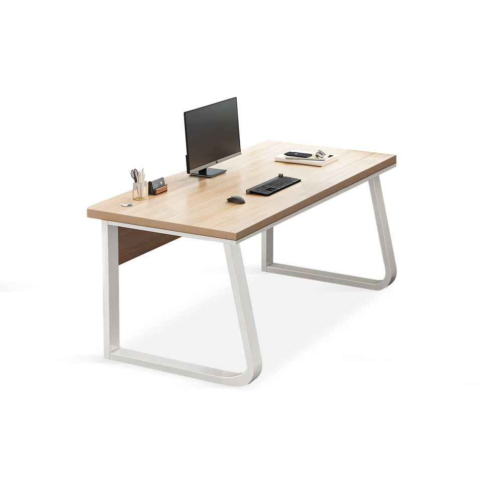 Office Desk Furniture Fashion Studio Work Writing Desk Spacious Desktop with Panel Design YGZ-1087