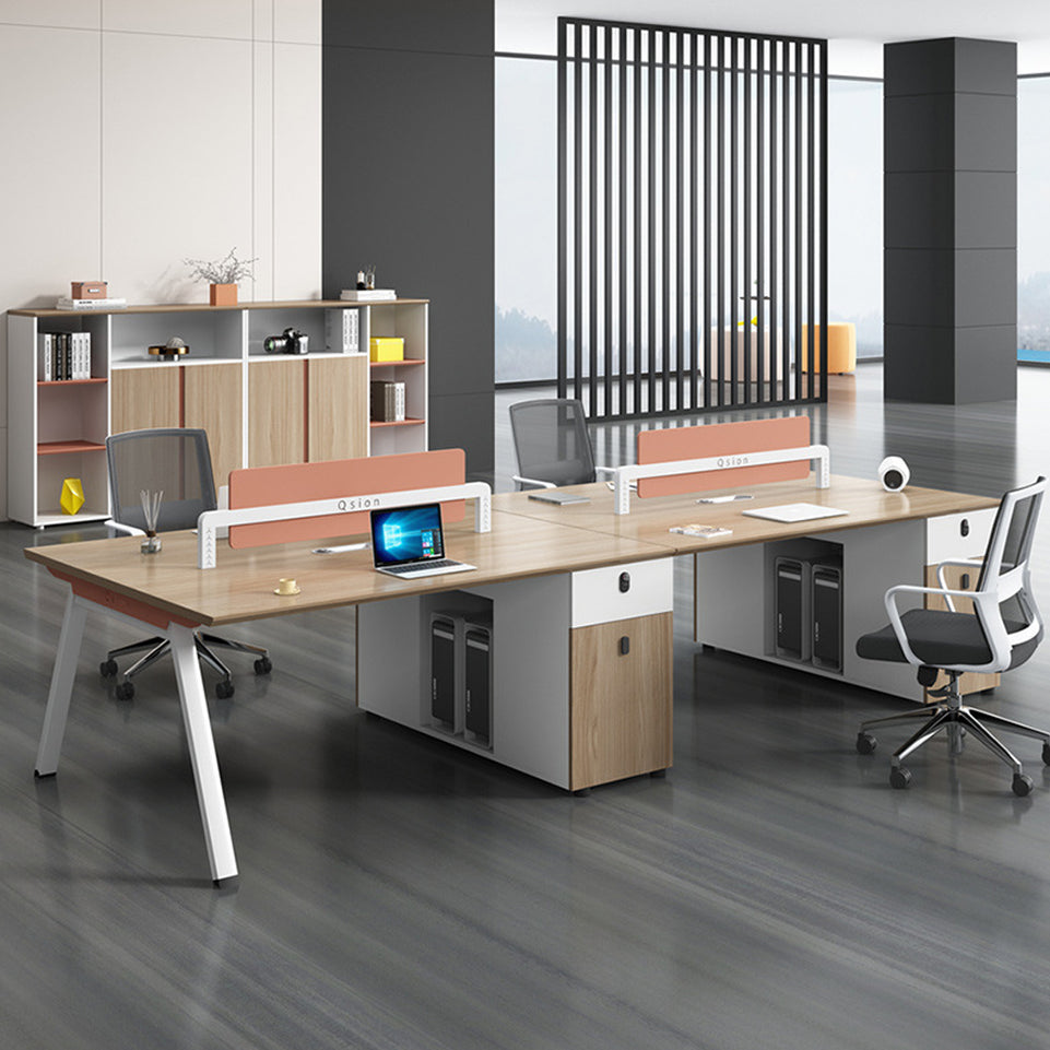 Fashion Office Furniture Desk with Large Capacity Studio Desk with Storage File Cabinet YGZ-1090