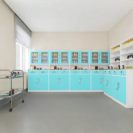 Precision Medical Treatment Cabinet With Stainless Steel Worktop–Sterile Storage And Dispensing Counter YLJJ-2011
