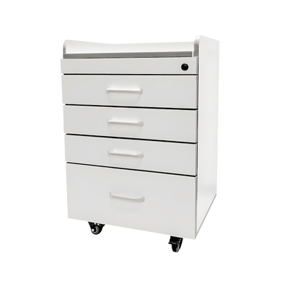Premium Stainless Steel Mobile Dental Cabinet With Silent Wheels–Large Storage And Smooth Soft-Close Drawers YLJJ-2012