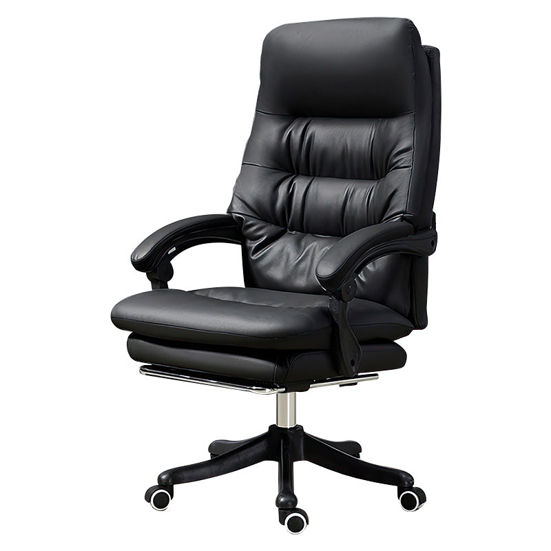 Leather boss chair lazy learning massage resting feet leather chair ergonomic swivel BGY-1065