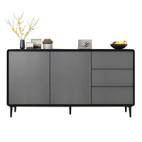 Storage cabinet in black + gray color option