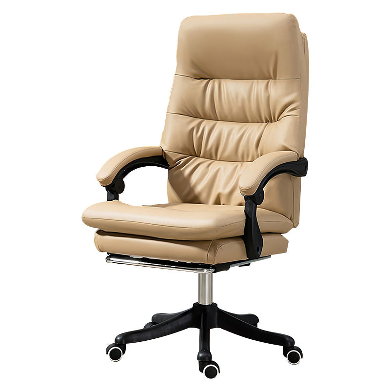 Leather boss chair lazy learning massage resting feet leather chair ergonomic swivel BGY-1065