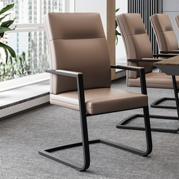 Elegant Reception Office Chair With Resilient Foam Comfortable Backrest And Sturdy Steel Frame BGY-2055