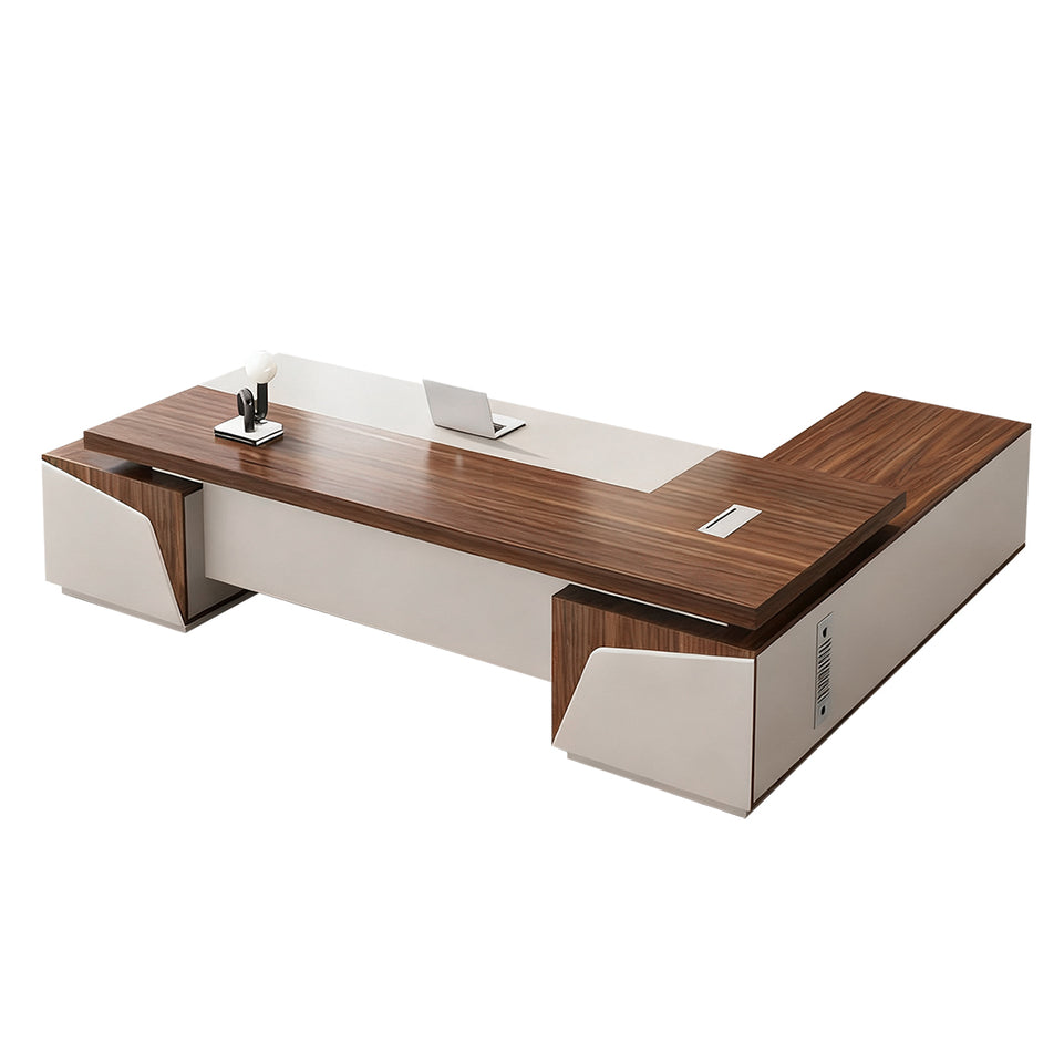 Stylish Executive Desk and Chair Set Thickened Computer Office Desk LBZ-1036