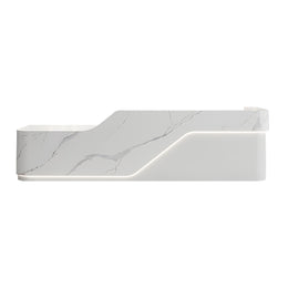 Exquisite Reception Desk with Corner and Moveable Cabinet for Offices and Reception Areas JDT-1090