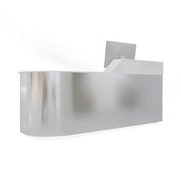 Modern Stainless Steel Bar Counter for Fashion Boutiques and Salons JDT-063