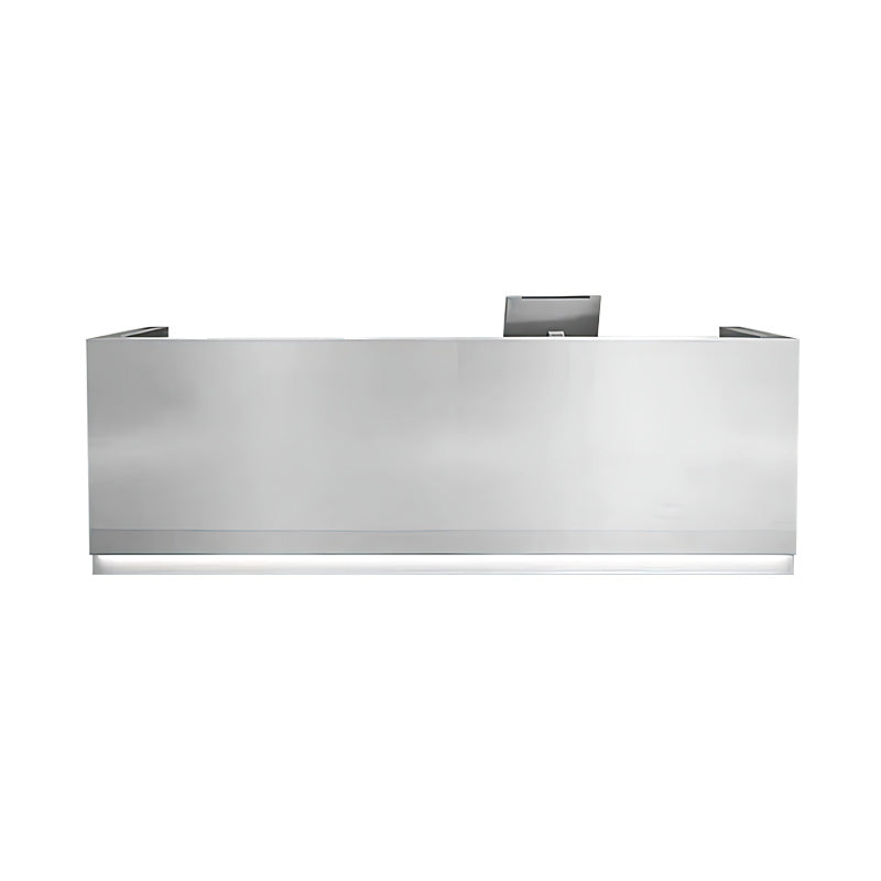 Rectangular Straight Reception Counter with Drawer and Cable Management for Office JDT-054