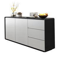 Storage cabinet in black + white color option